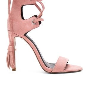REBECCA MINKOFF   'riley' Sandal (wom  'riley' Sandal (women) In Guava Kid Suede